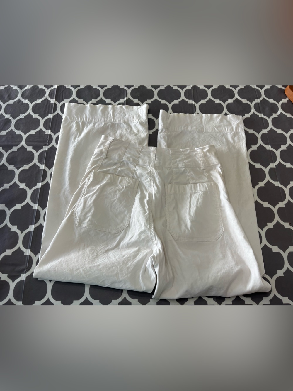 Anthropologie Maeve The Collette White Pants - Picture 8 of 12